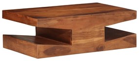 Mesa de centro 90x60x30 cm madeira de acácia maciça