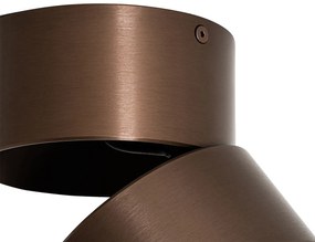 Spot moderno bronze escuro redondo ajustável - Go Nine Design