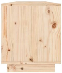 Móvel de TV 110,5x34x40 cm madeira de pinho maciça