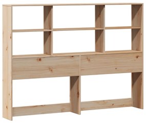 Cama com estante sem colchão 135x190 cm pinho maciço