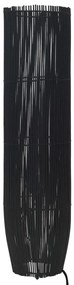 vidaXL Candeeiro de pé 72 cm E27 salgueiro preto