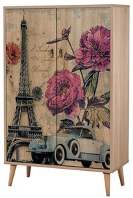 Armário Multiuso Multibox – Carvalho Sonoma – 80x127x36 cm