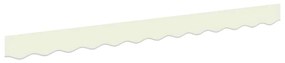 Valância de Toldo para Estrutura de 2,5 m Creme 2,3 x 0,2 m