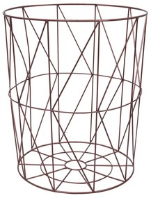 Mesa de centro Ø 47 cm cor cobre