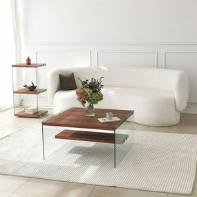 Mesa de Café Aqua - Natural - 75x40x75 cm