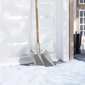 vidaXL Cabeça de Pá 4 pcs Prateado 45 x 38 cm Alumínio