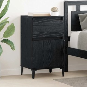 vidaXL Armário de Cabeceira 2 pcs Carvalho preto 40 x 35 x 70 cm