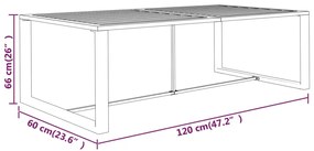 7 pcs conjunto lounge jardim com almofadões alumínio antracite
