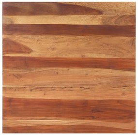 vidaXL Tampo de mesa madeira de acácia maciça 15-16 mm 80x80 cm