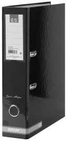 Pasta Arquivo Ancor Lombada Larga Classico Cinza Liso 8103 Classic Stripes