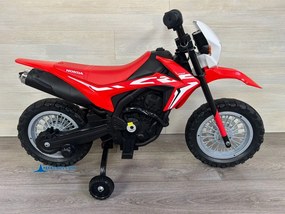 Mota elétrica 12V  para crianças 3 a 6 anos Honda CRF250L Vermelha