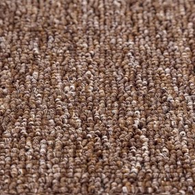 Tapetes de Escada vidaXL com Fundo de Látex Castanho 20x75 cm