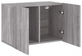 Móvel de parede para TV 60x30x41 cm cinzento sonoma