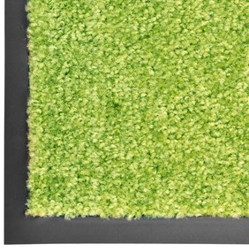 Tapete de porta lavável 60x90 cm verde
