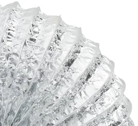 Conduta de ventilação 6 m Ø15 cm alumínio