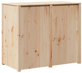 Armário de Cozinha ao Ar Livre 106x55x92 cm Madeira de Pinho Maciça