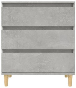 Aparador 60x35x70 cm derivados de madeira cinzento cimento
