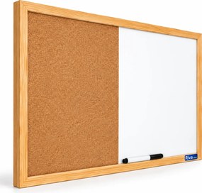 Quadro Combinado Riva Office 40x60 cm Cortiça e Melamina
