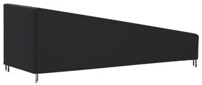 Capa para espreguiçadeira 203x81x25/63 cm 420D oxford preto