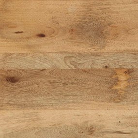 Mesa de cabeceira 50x33x60 cm madeira de mangueira maciça