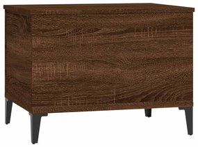 Mesa centro 60x44,5x45 cm derivados madeira carvalho castanho