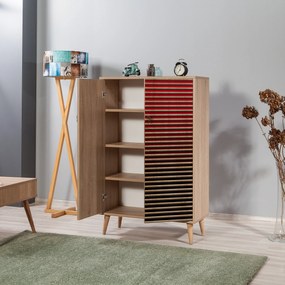 Armário Multiuso Multibox – Carvalho Sonoma – 80x127x36 cm