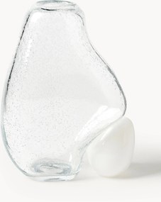 Jarra de vidro com bolhas de ar Nicky, Alt 30 cm