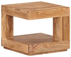 Mesa de centro 45x45x40 cm madeira de acácia maciça