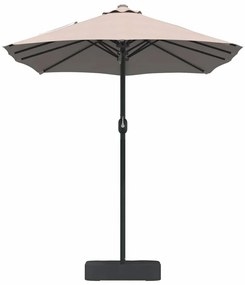 Guarda-sol de Jardim Cinzento-acastanhado 385 x 209 x 244 cm