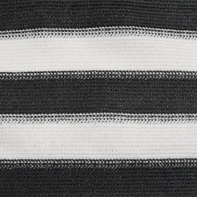 Rede de privacidade PEAD 195 g/m² 1x10 m antracite e branco