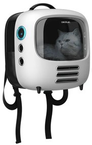 Transportadora multifuncional para animais de estimação Pumba 1800 Travel Fan com sistema de ventilação, confortável e espaçoso: 43 x 42 x 27,6 cm.