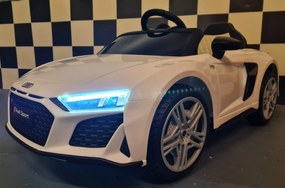 Carro infantil eléctrico Audi R8 12 volts branco