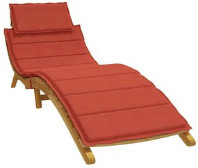 vidaXL Almofadão para espreguiçadeira 186x58x4cm mesclado tecido