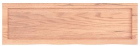 Prateleira de parede 100x30x(2-4) cm carvalho tratado castanho