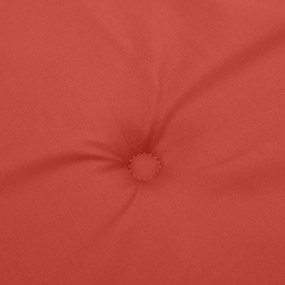 Almofadões cadeiras altas 6 pcs mesclado tecido vermelho