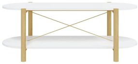 Mesa de centro 110x48x40 cm derivados de madeira branco