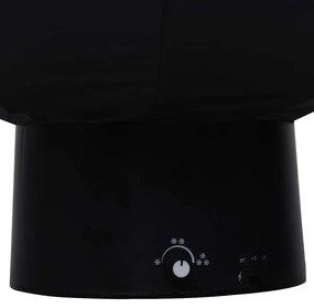 Árvore Natal c/ neve base formato guarda-chuva 75 cm PVC preto
