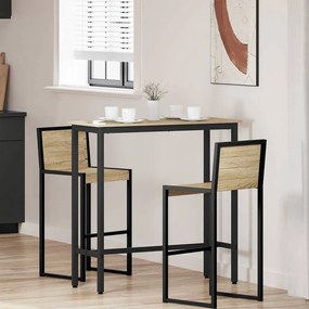 vidaXL mesa Carvalho Sonoma 100 x 40 x 100,5 cm