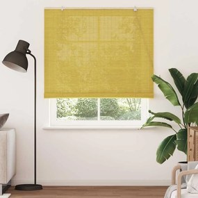 Persianas e Sombras de Janela Amarelo 140 x 220 cm Bambu