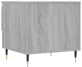 Mesa de centro 50x46x50 cm derivados de madeira cinzento sonoma