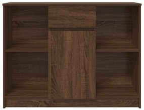 Aparador c/ gaveta 101x35x76cm deriv. madeira carvalho castanho