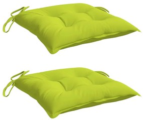Almofadões móveis de paletes 2pcs tecido oxford verde brilhante