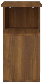 Mesa apoio 36x30x56cm madeira processada cor carvalho castanho