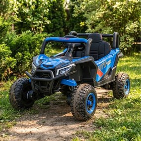 Buggy elétrico para Crianças 12V 4x4 Madman UTV-MX Rodas de espuma EVA Azul