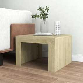 Mesa de centro 50x50x35 cm derivados de madeira carvalho sonoma