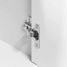 Aparador 88x30x70 cm contraplacado branco