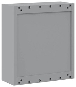 Armário de Ferramentas Parede vidaXL Preto 50x20x55 cm Aço