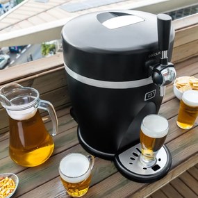 Dispensador de cerveja BeerFlow 5000 de 60 W que mantém a temperatura entre 3 ˚C e 6 ˚C