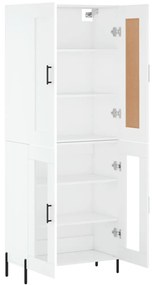 Armário alto 69,5x34x180 cm derivados de madeira branco