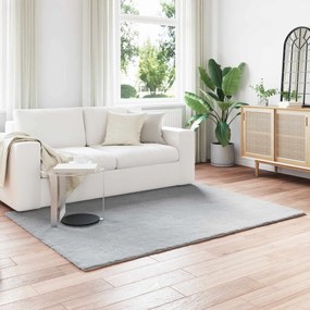 vidaXL Tapete de Pelo Sintético de Coelho Olite Cinzeto 160 x 230 cm